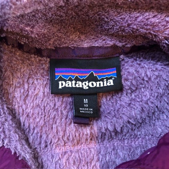 Youth Med. Purple Patagonia Fleece - Picture 3 of 3
